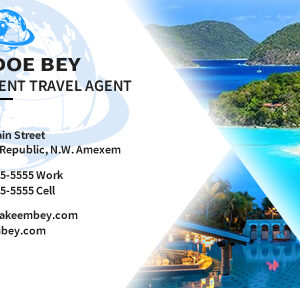 Inteletravel business cards design by Hakeem Bey