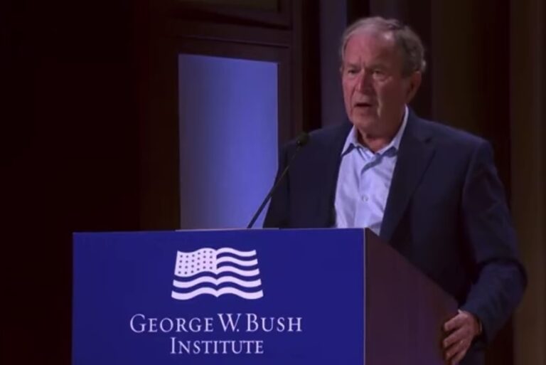 Former U.S. President George W. Bush Admits To Launching An Unjustified And Brutal Invasion Of Iraq