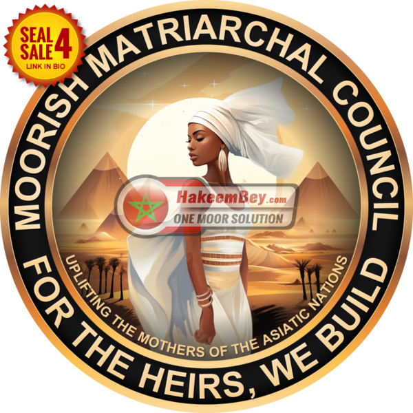 Moorish Matriarchal Council (Color) - Seal For Sale by Hakeem Bey (hakeembey.com)
