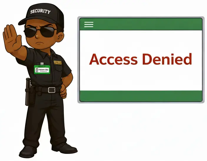 Hakeem Bey's Access Denied