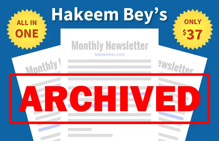 Monthly Newsletter [ARCHIVED]